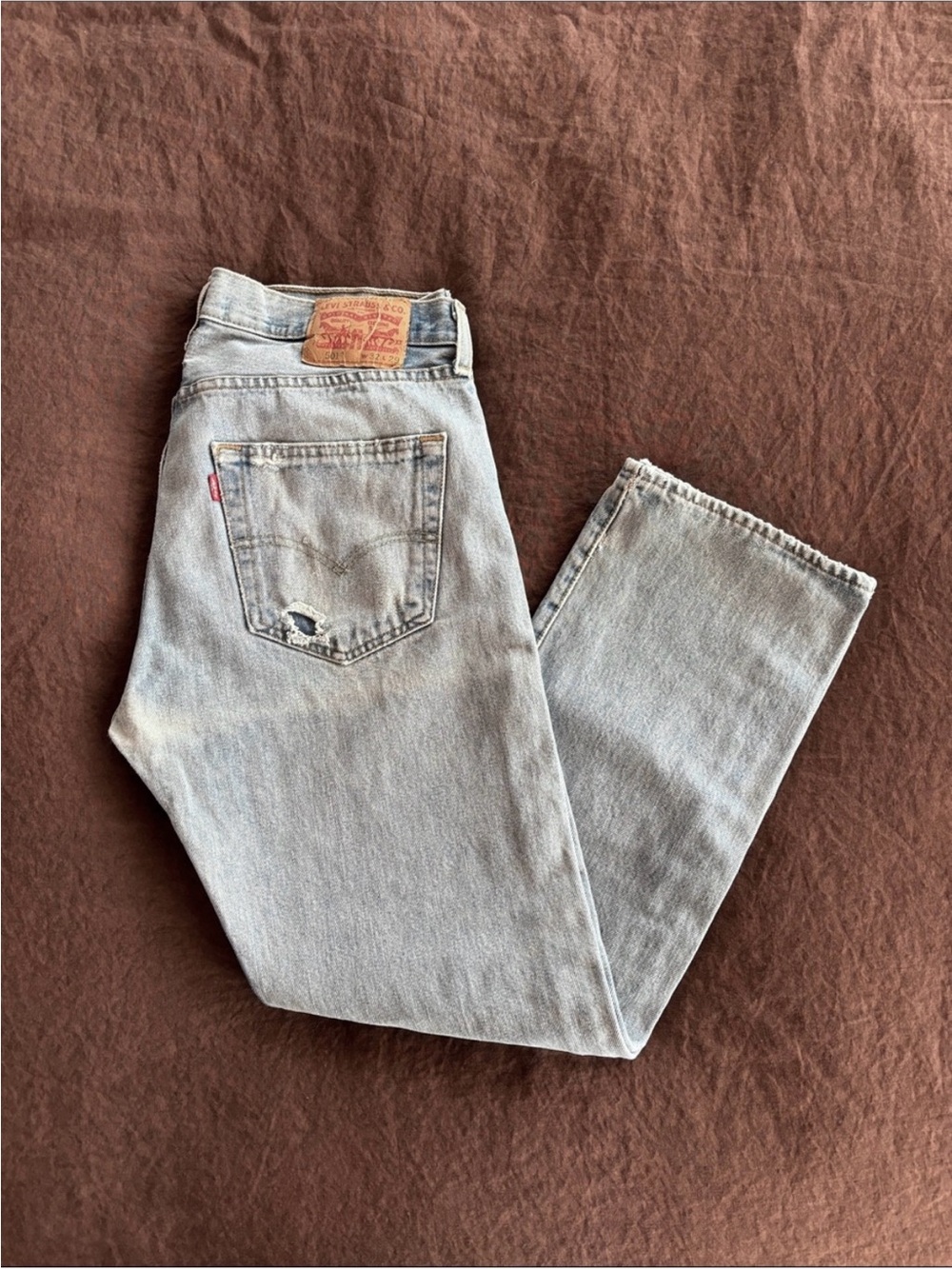 Vintage Distressed Levi’s 501 Jeans